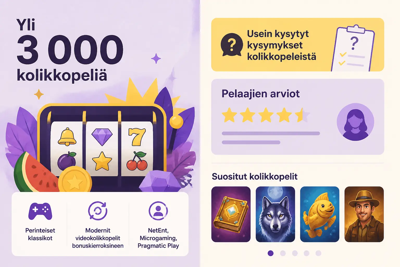 Buumi Casino Kolikkopelit – yli 3 000 peliä visual guide for Buumi Casino